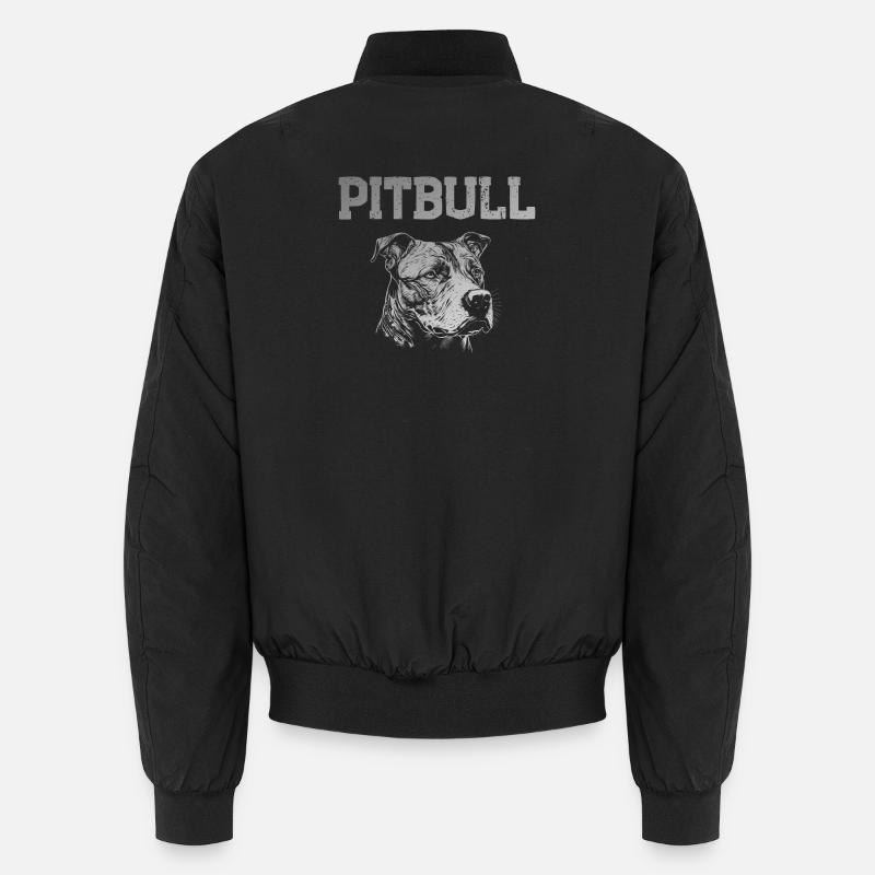 Pitbull - Unisex Bomber Jacket - black