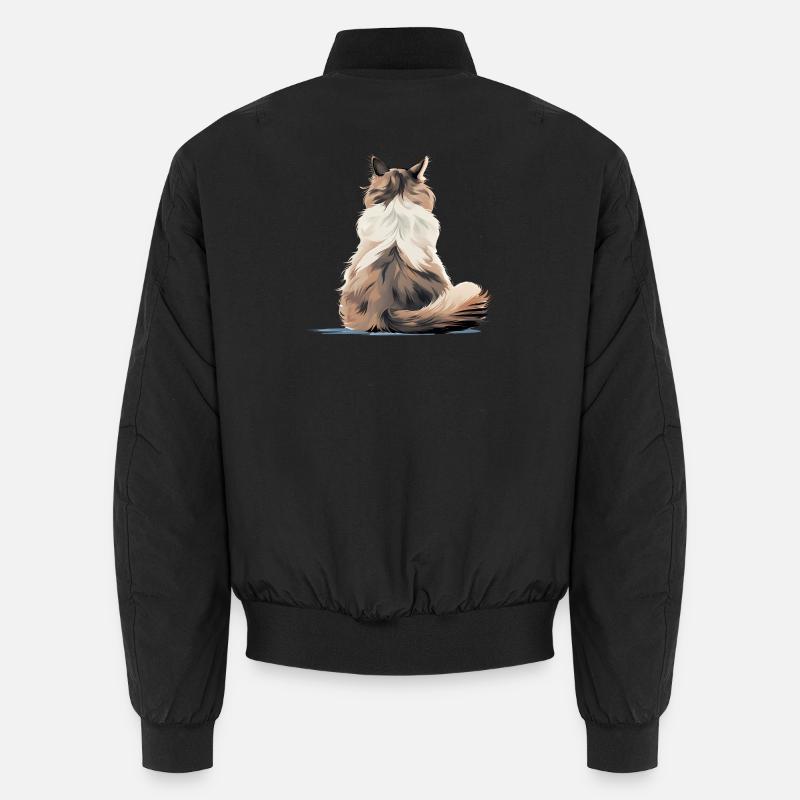 Ragdoll - Unisex Bomberjacke - Schwarz
