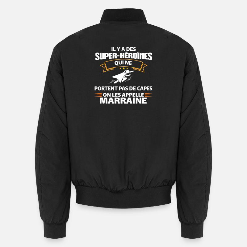 Super-Héroïnes Invisibles Empowerment Tee - Bomber unisexe - noir