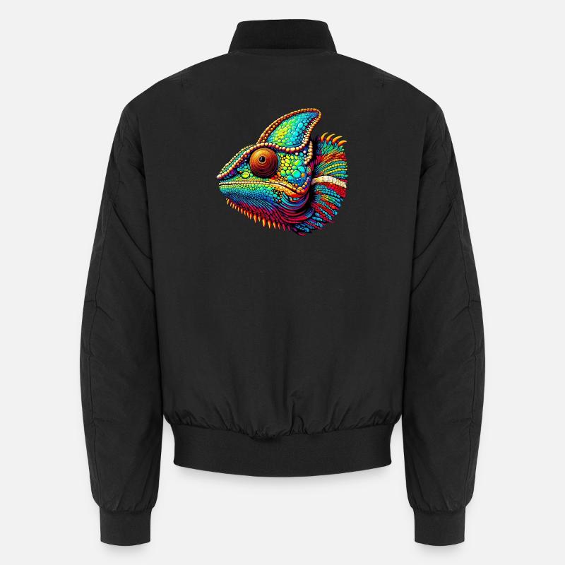 Chamäleon Unisex Bomberjacke