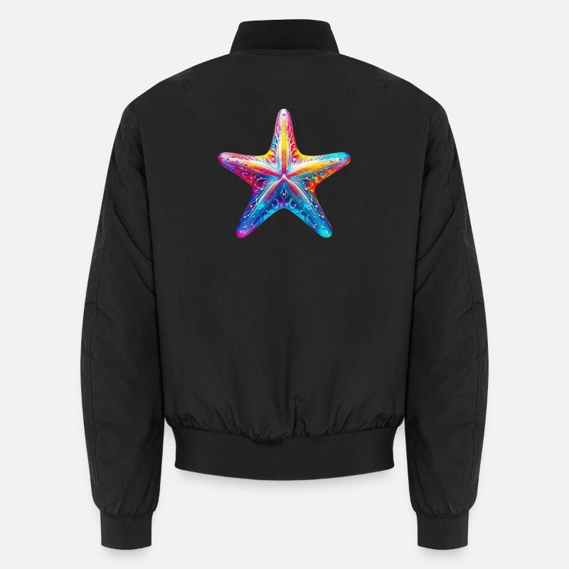 Starfish - Unisex Bomber Jacket - black