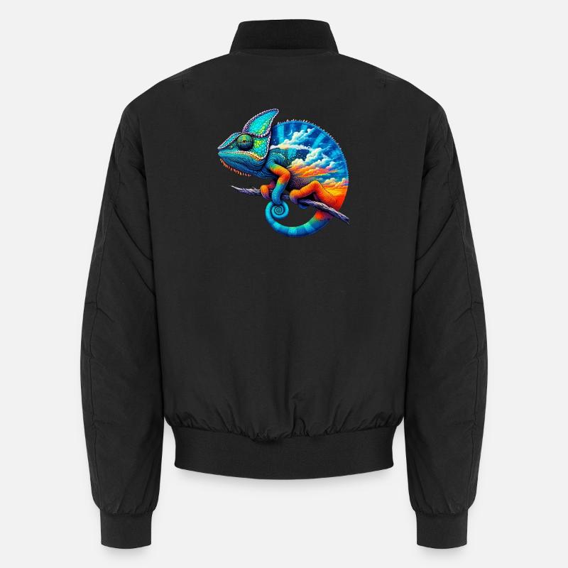 Caméléon - Bomber unisexe - noir