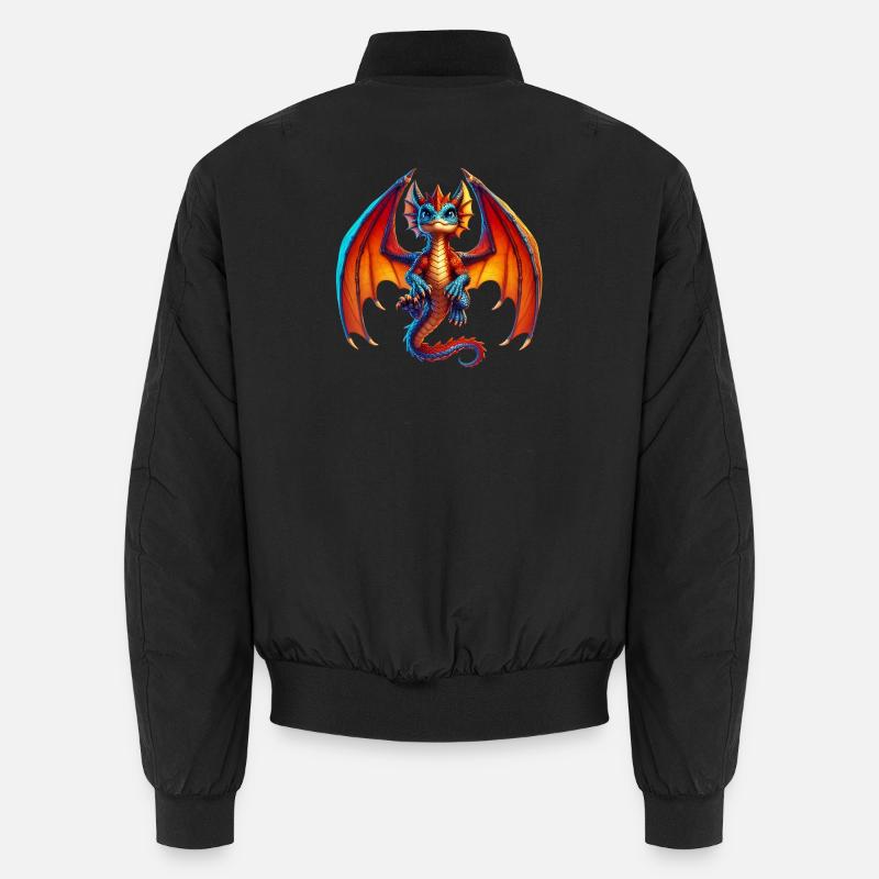 Dragon - Unisex Bomber Jacket - black