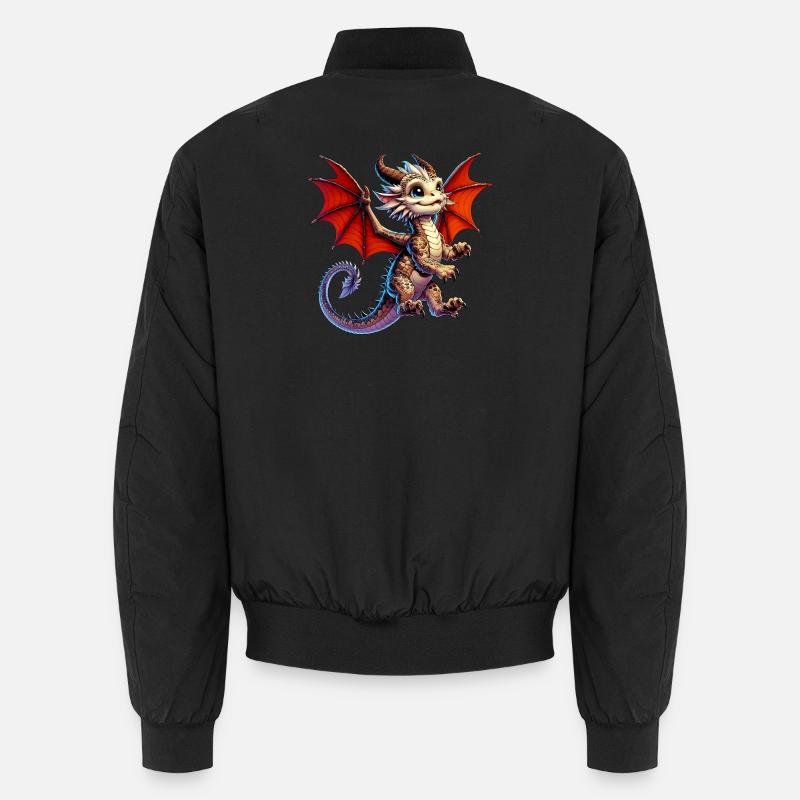 Dragon - Bomber unisexe - noir