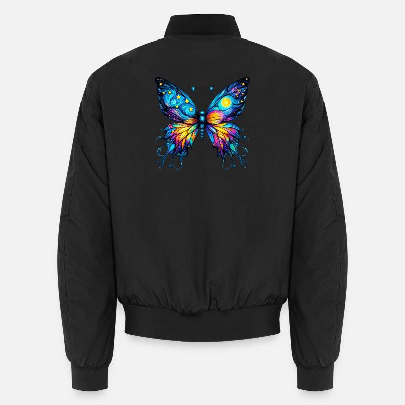 Van Gogh butterfly Unisex Bomber Jacket
