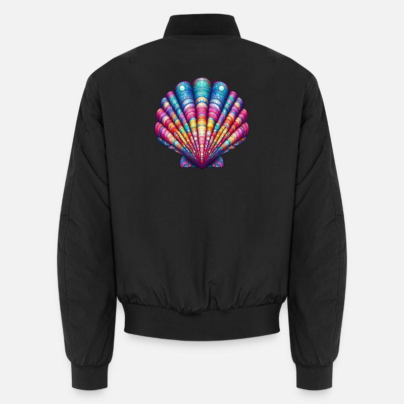 Jakobsmuschel-Schale Unisex Bomberjacke