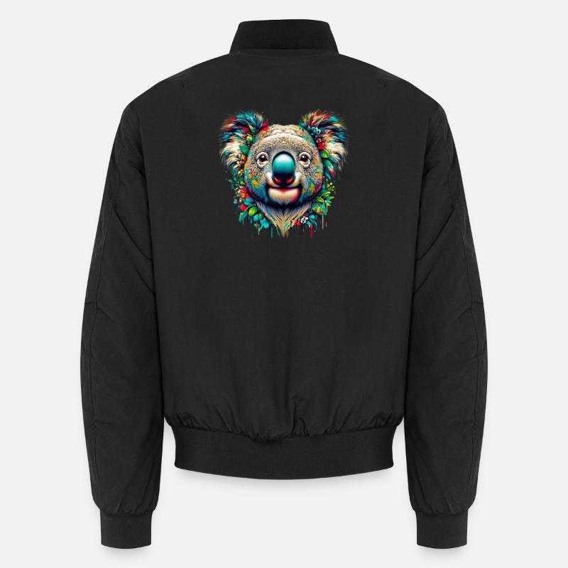 Koala - Bomber unisexe - noir