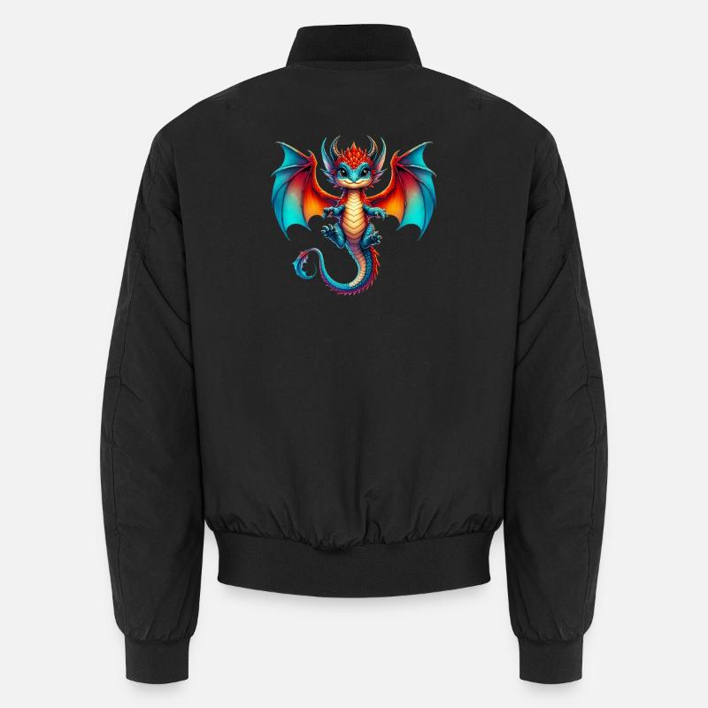 Dragon - Unisex Bomber Jacket - black