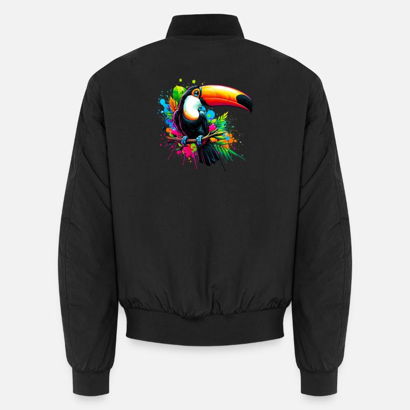 Toucan - Bomber unisexe - noir