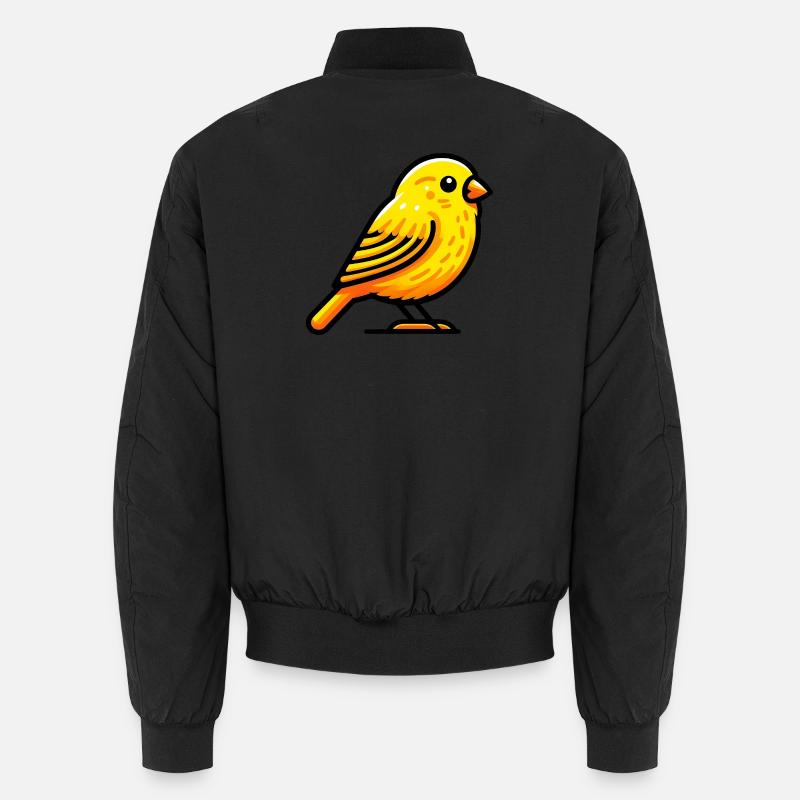 Kanarienvogel Unisex Bomberjacke