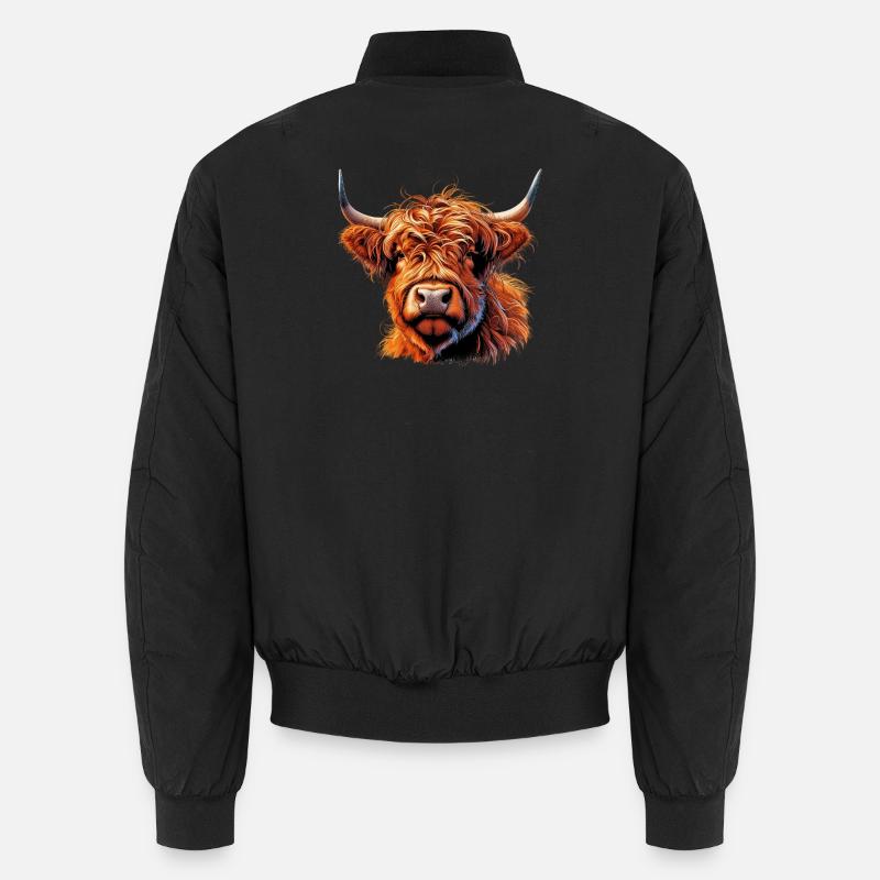 Vache écossaise des Highlands Bomber unisexe