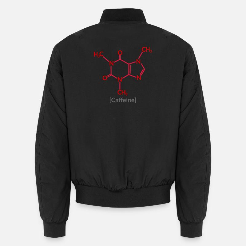 Caffeine - Unisex Bomber Jacket - black