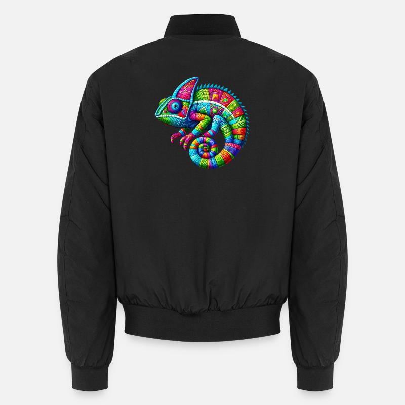 Caméléon - Bomber unisexe - noir