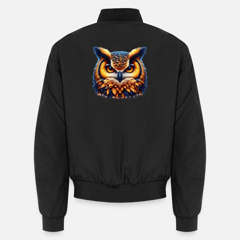 Owl Unisex Bomber Jacket