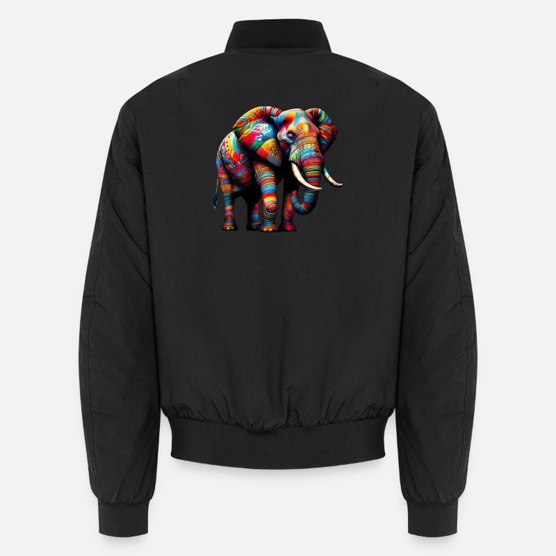 Éléphant Bomber unisexe