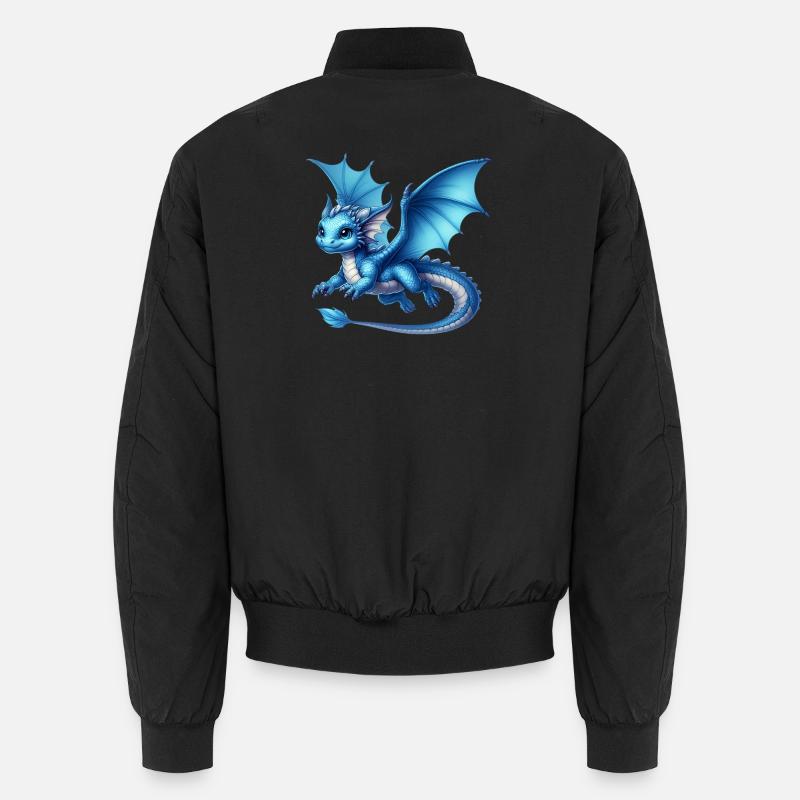 Dragon - Unisex Bomber Jacket - black