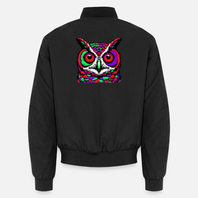 Owl Unisex Bomber Jacket