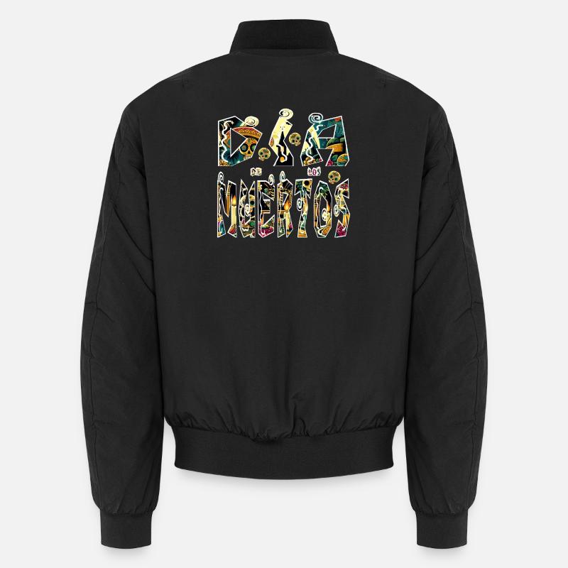 Día de los Muertos - Unisex Bomber Jacket - black