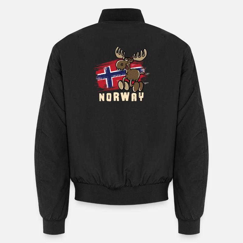Norway - Moose Unisex Bomber Jacket