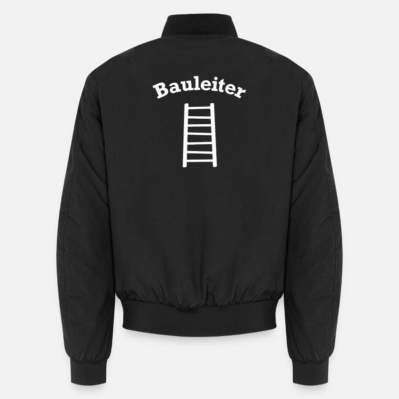 Bauleiter Outfit Handwerker - Unisex Bomberjacke - Schwarz
