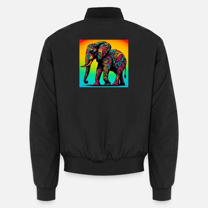 Elefant Unisex Bomberjacke