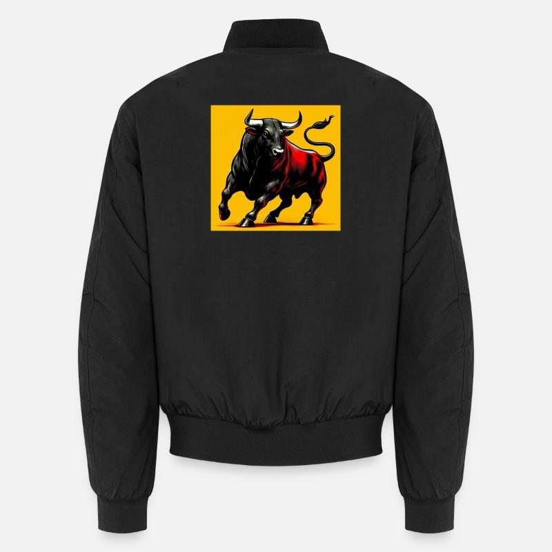 bull - Unisex Bomber Jacket - black