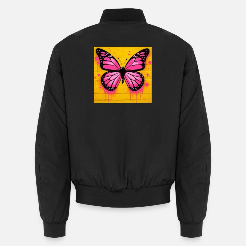 papillon - Bomber unisexe - noir