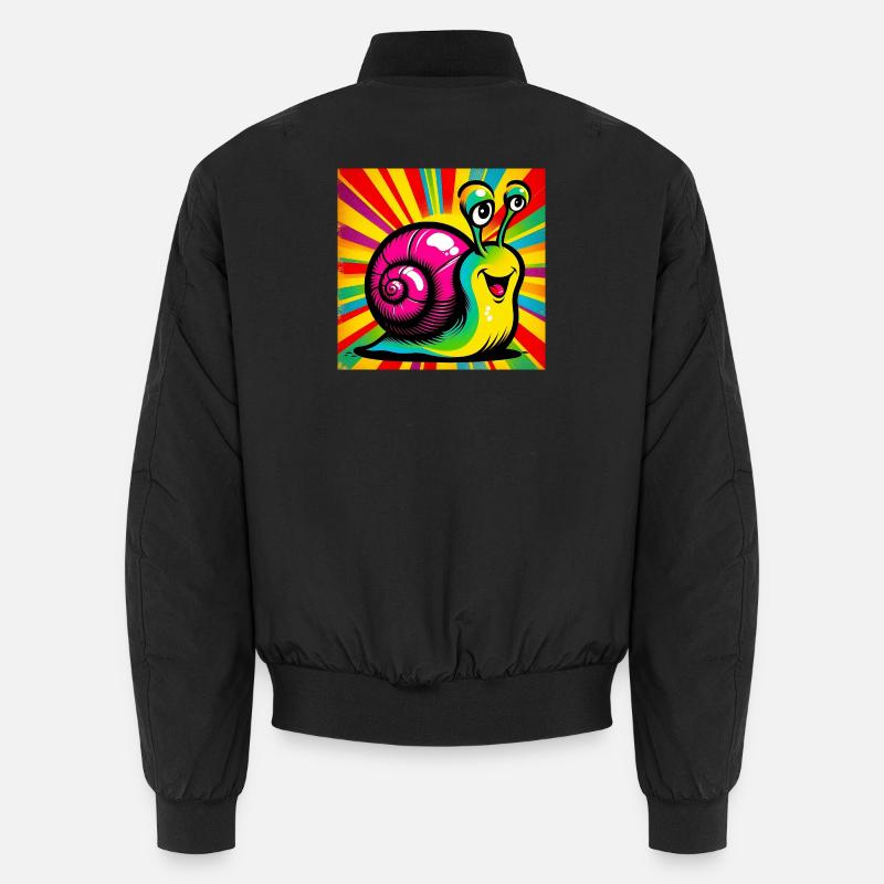 Escargot - Bomber unisexe - noir