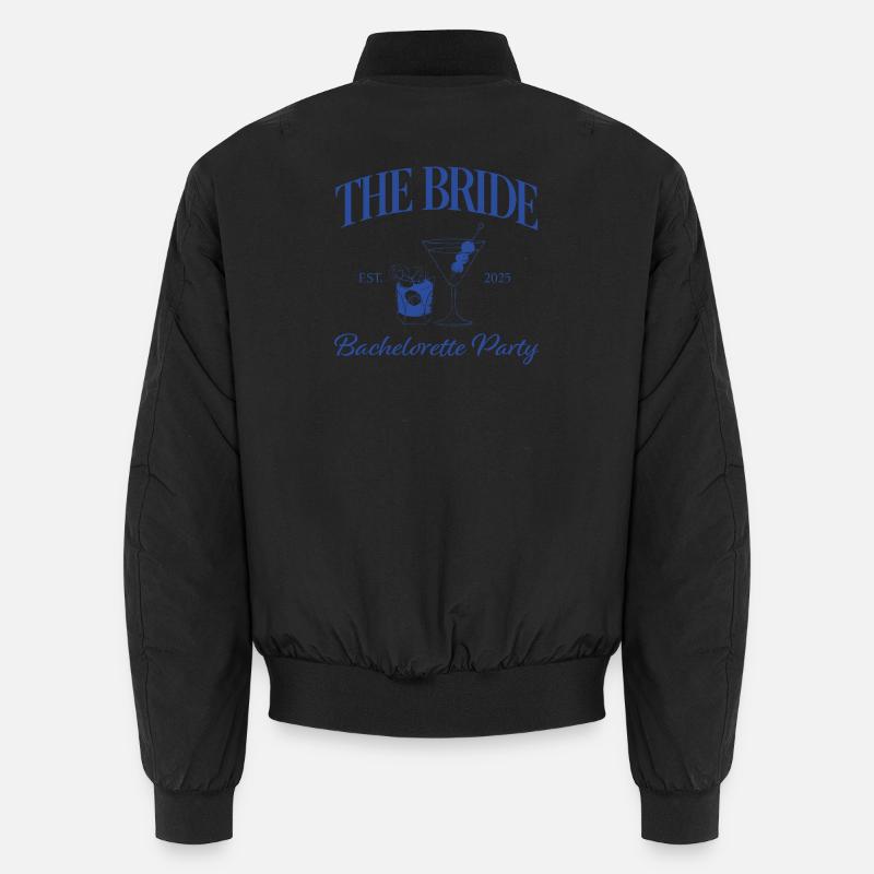 The Bride | Bachelorette Party - Unisex Bomberjacke - Schwarz
