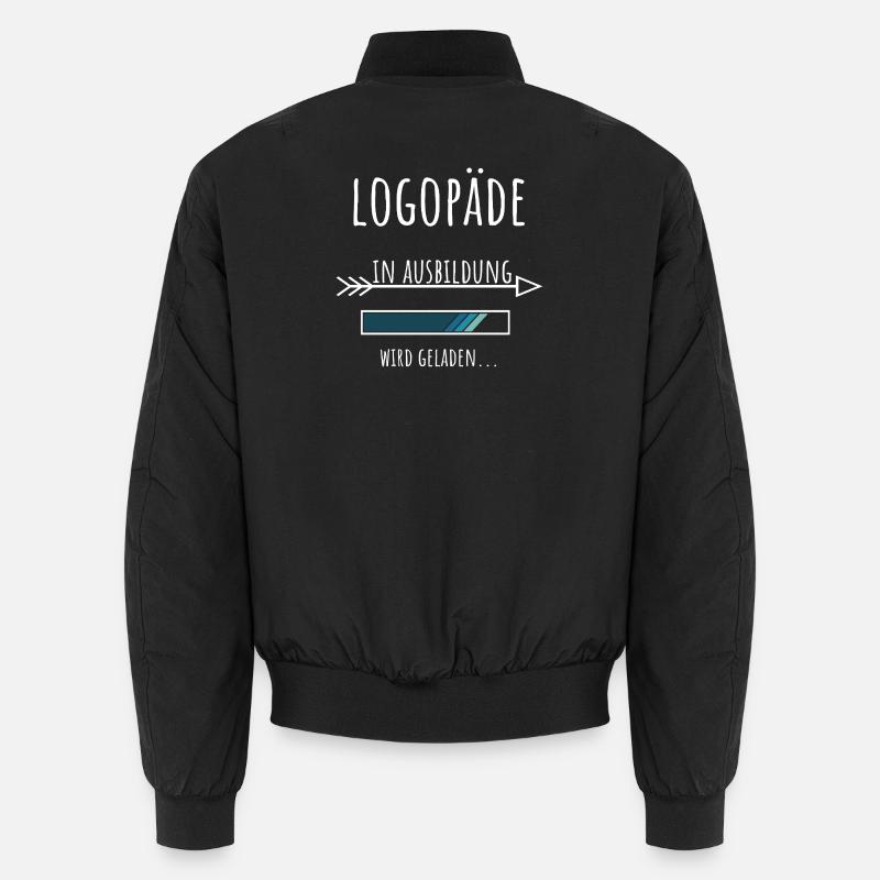 Speech Therapy Studies Profession Training Speech Therapist Unisex Bomber Jacket