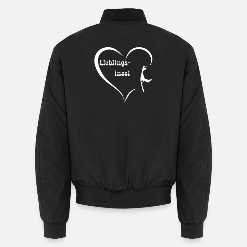 Lieblingsinsel Sylt - Unisex Bomberjacke - Schwarz