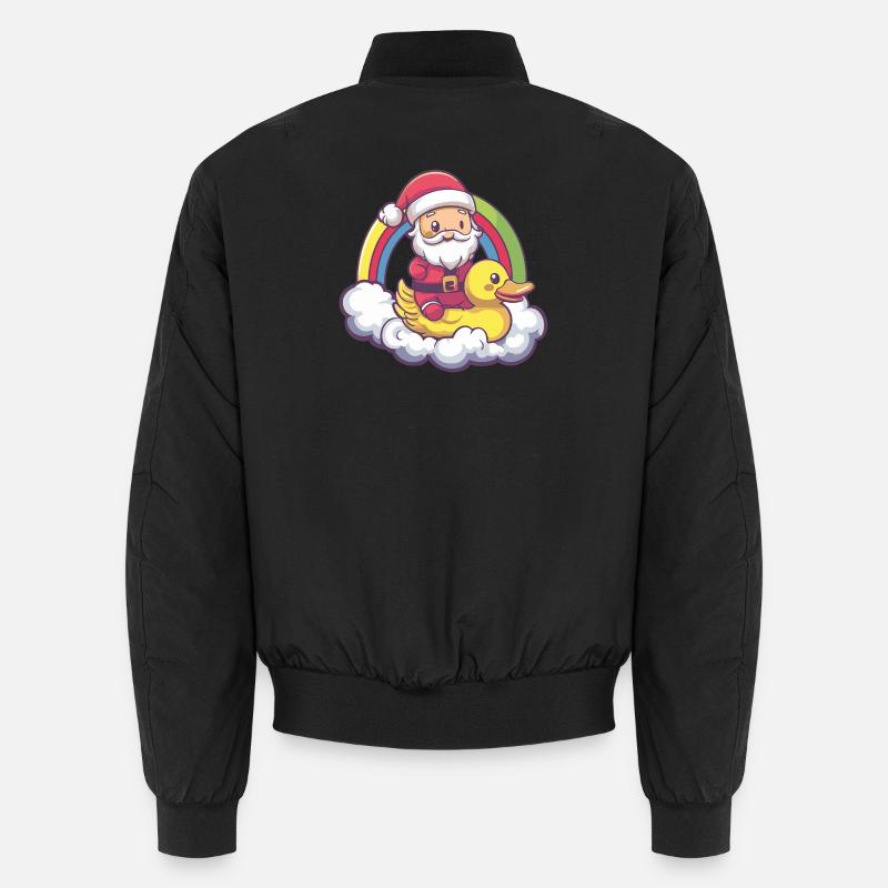 Noël canard Père Noël Bomber unisexe