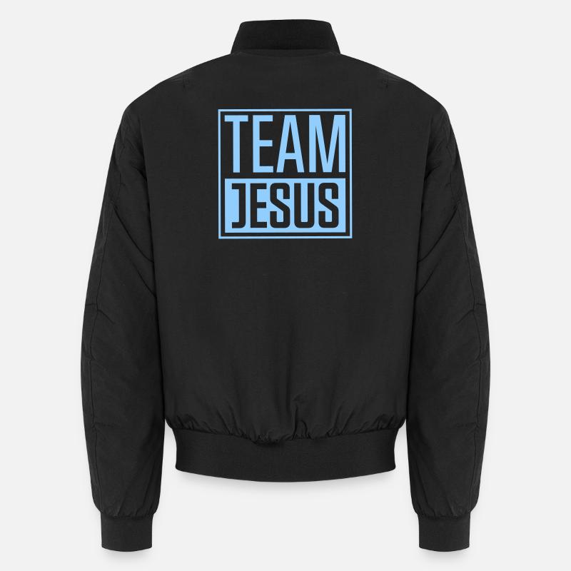 Équipe Jésus - Bomber unisexe - noir