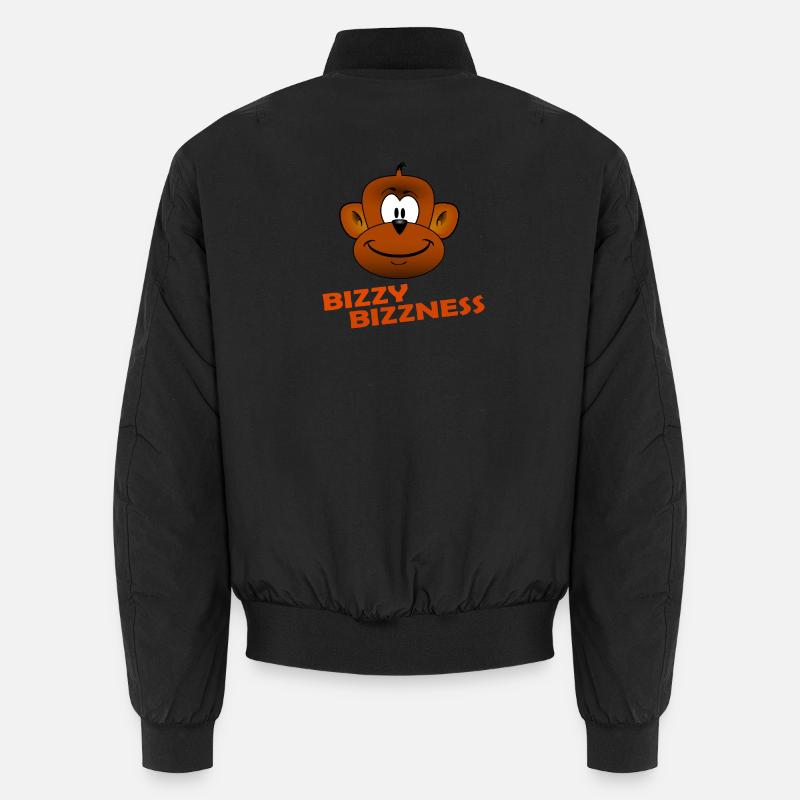 BIZZY BIZZNESS - Unisex Bomberjacke - Schwarz