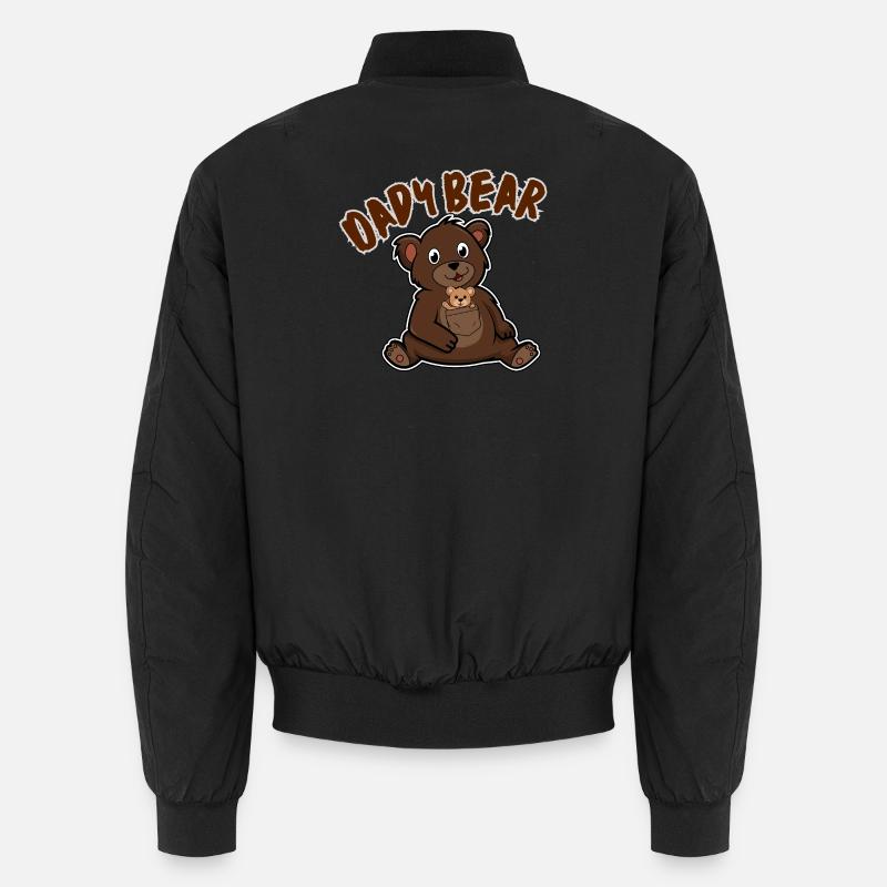 Papa Ours et son Ourson Bomber unisexe