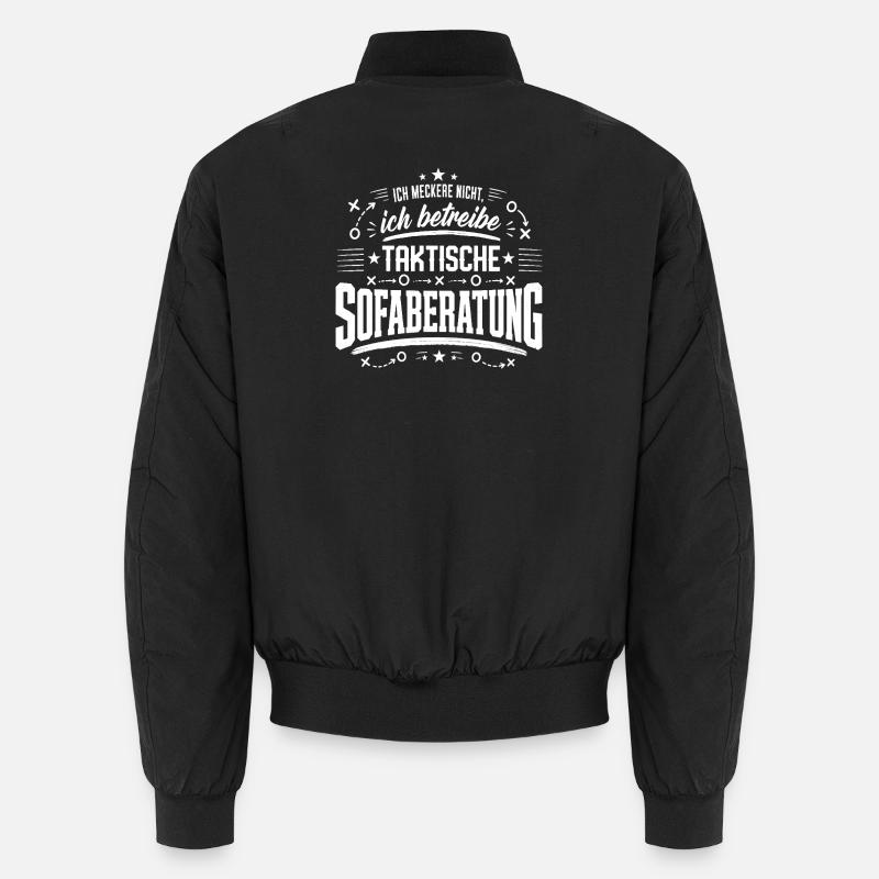 Taktische Sofaberatung - Unisex Bomberjacke - Schwarz
