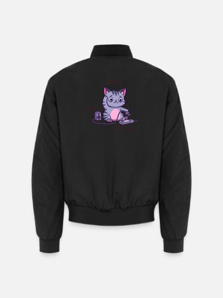 Ich ignoriere dich nicht, ich ziehe den Stecker aus - Unisex Bomberjacke - Schwarz