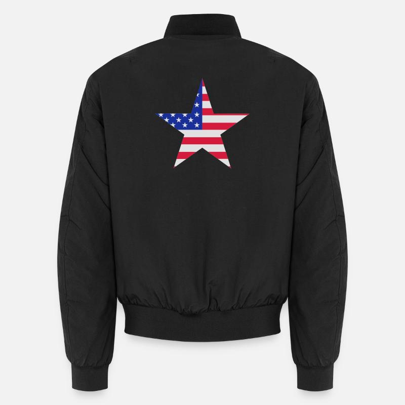 USA Stern Unisex Bomberjacke