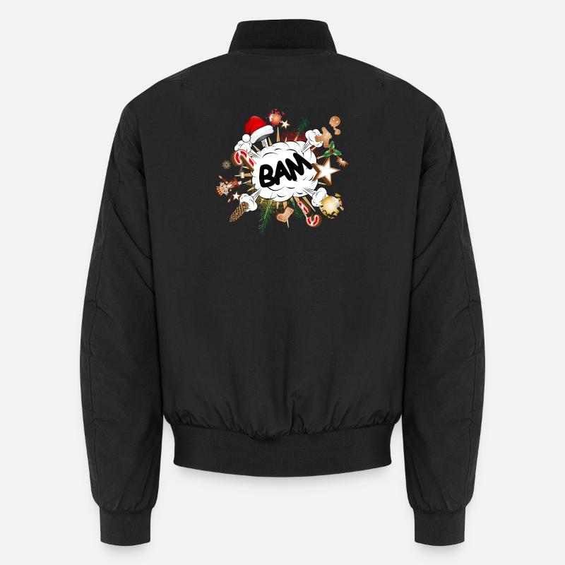 bulle comique drôle - temps de Noël stressant Bomber unisexe