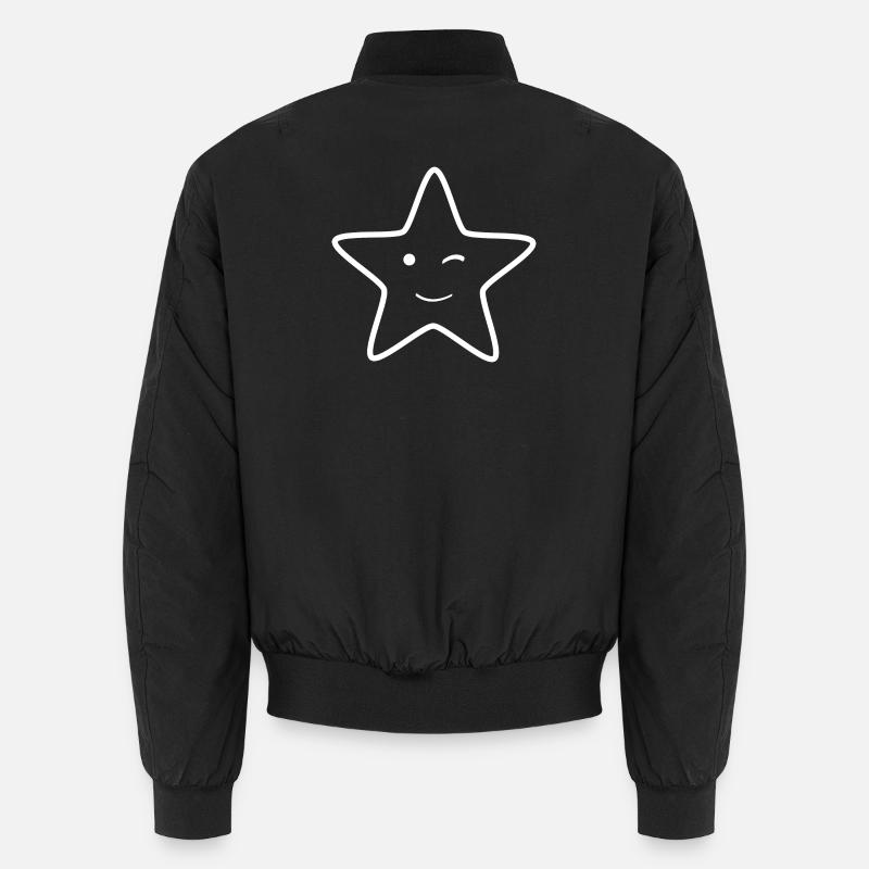 Star wink Unisex Bomber Jacket