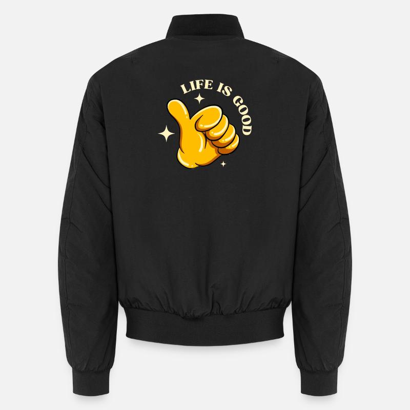 Life is good Unisex Bomber Jacket