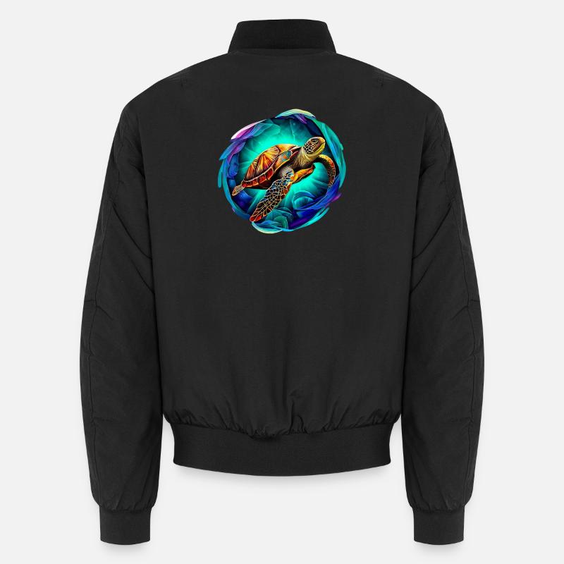 Meeresschildkröte Unisex Bomberjacke