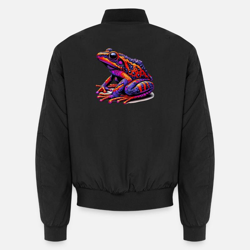 Frog - Unisex Bomber Jacket - black