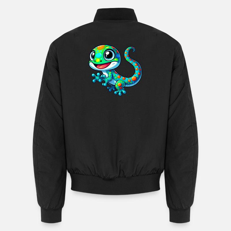 Gecko Unisex Bomber Jacket