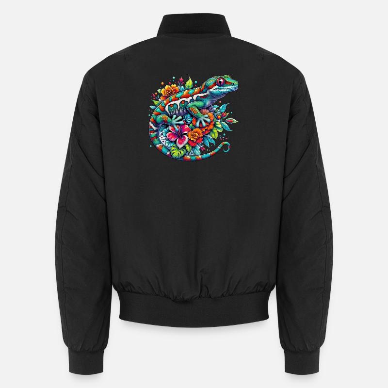 Gecko Unisex Bomber Jacket