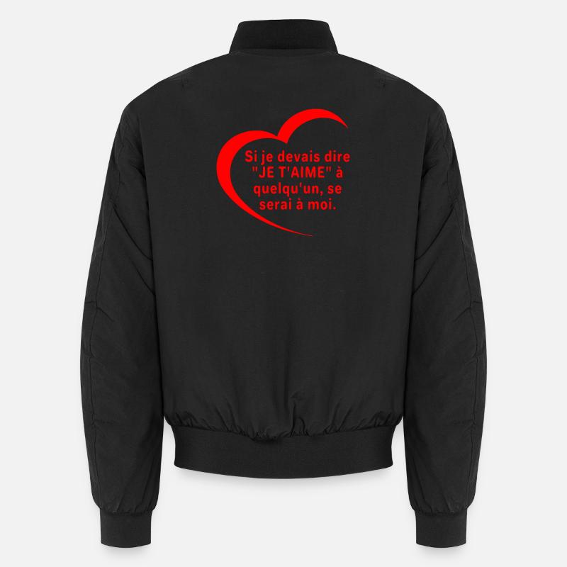 Sag, dass ich dich liebe Unisex Bomberjacke