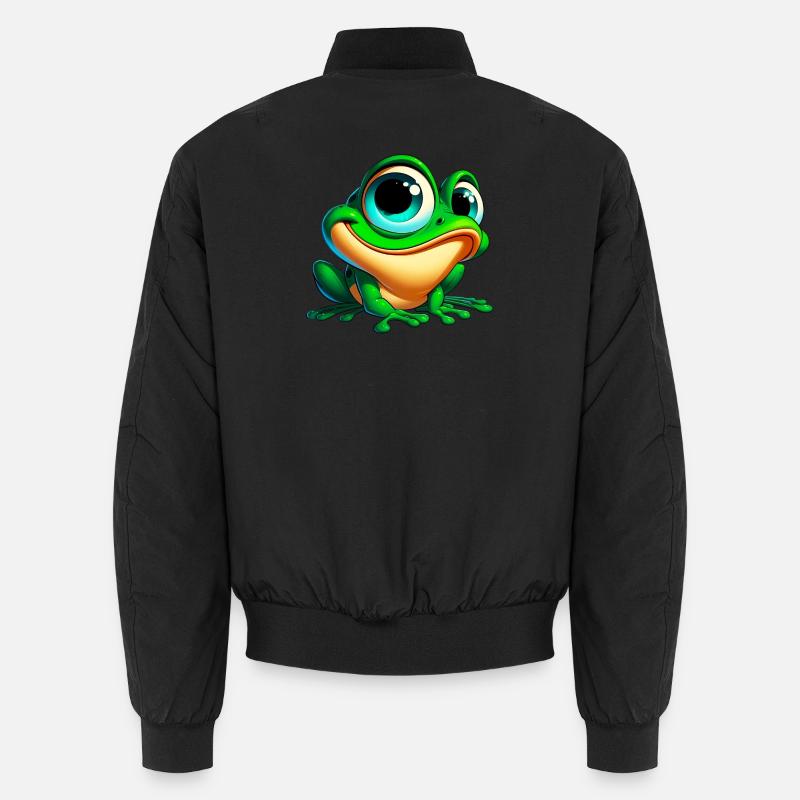 Frosch - Unisex Bomberjacke - Schwarz