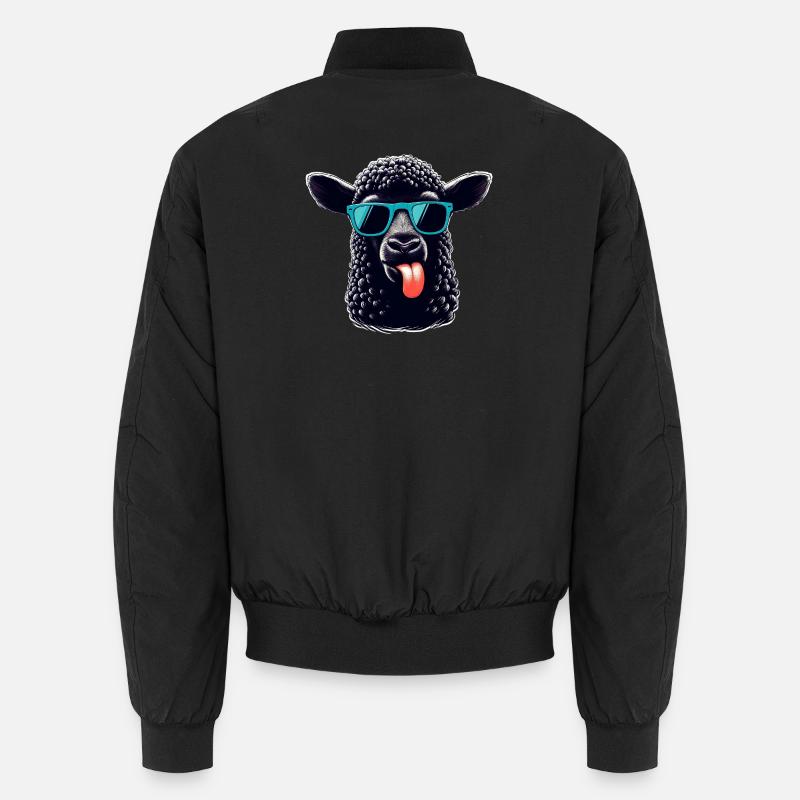 Mouton noir - Bomber unisexe - noir