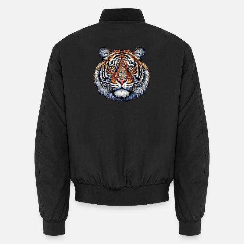 Tigre - Bomber unisexe - noir