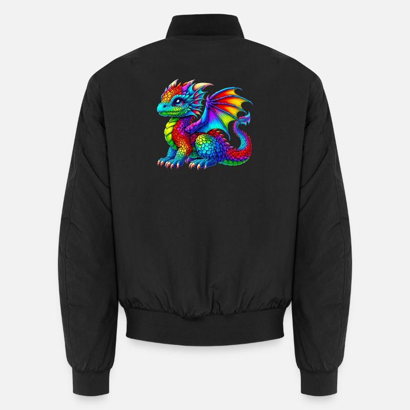 Dragon - Unisex Bomber Jacket - black